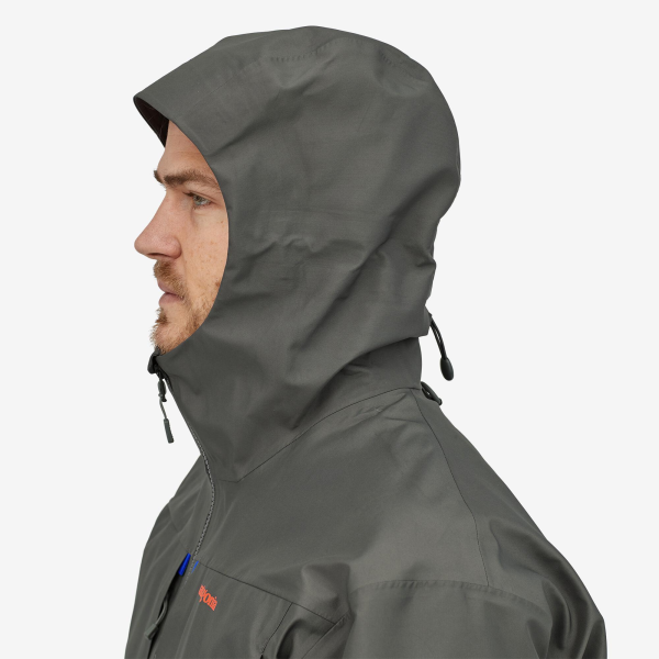 Patagonia River Salt Jacket Forge Grey Model Hood Patagonia River Salt Jacket Forge Grey Model Hood